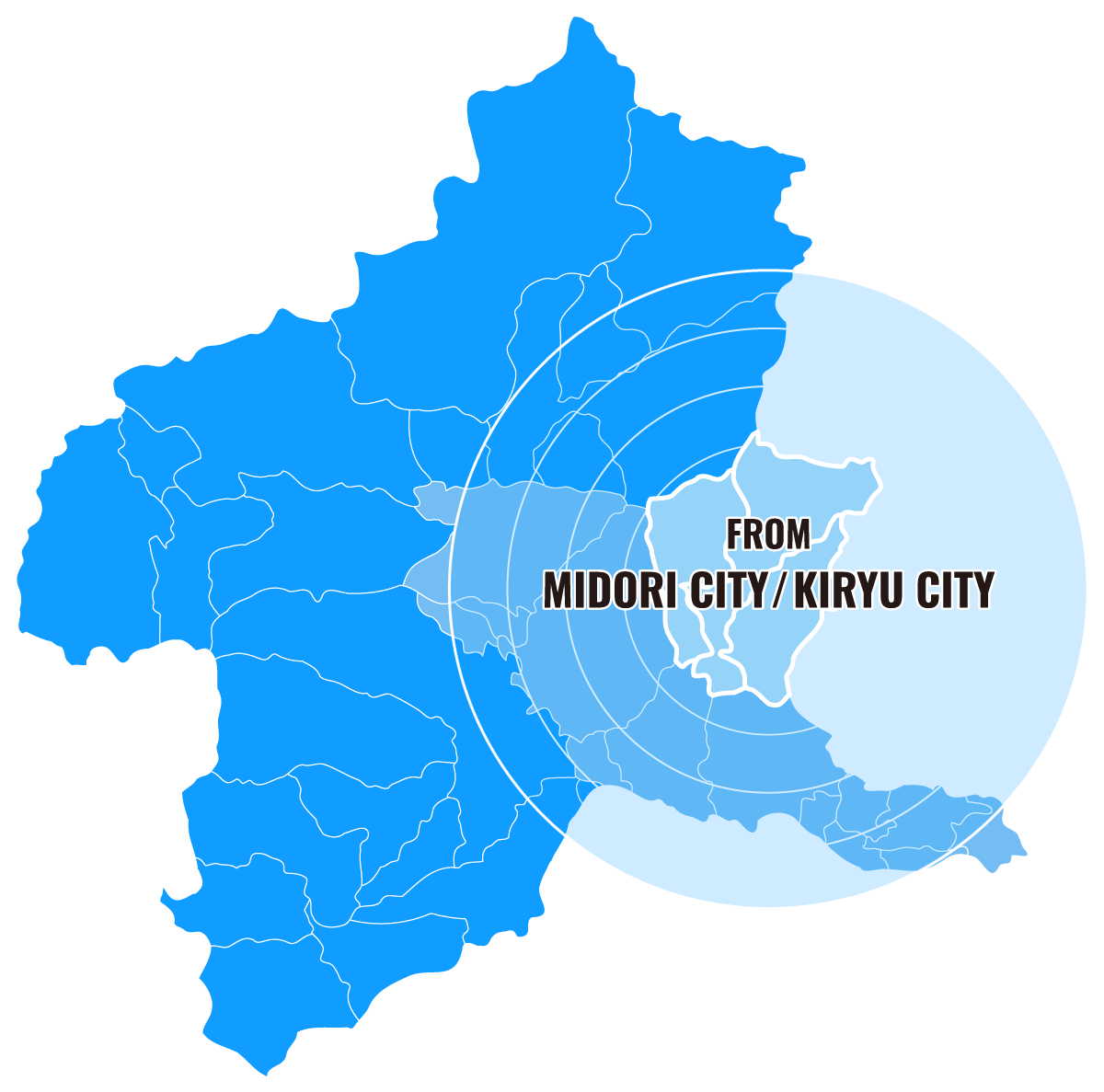 FROM MIDORI CITY/KIRYU CITY